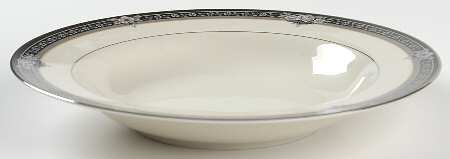 Gothic Rose Rim Soup Bowl
