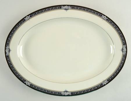 Gothic Rose 14" Oval Serving Platter by Mikasa