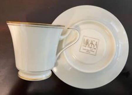 Gold Royale Footed Cup & Saucer Set