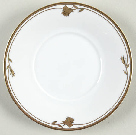 Golden Rose Saucer
