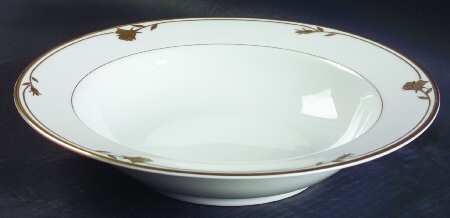 Golden Rose 10" Round Vegetable Bowl