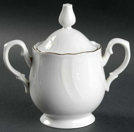 Gold Star Sugar Bowl & Lid