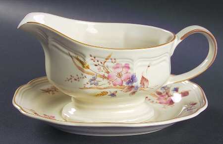 Golden Sky Gravy Boat & Underplate by Mikasa