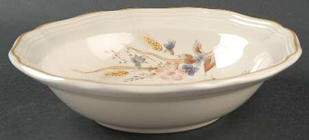 Golden Sky Rim Fruit/Dessert (Sauce) Bowl
