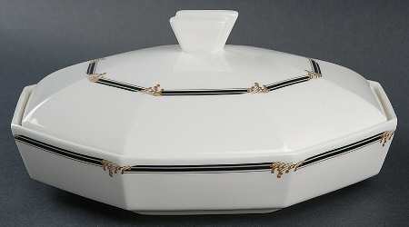 Golden Surf Oval Covered Vegetable