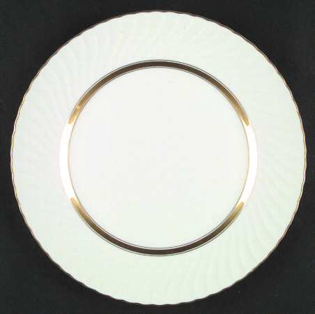 Golden Swirl Dinner Plate