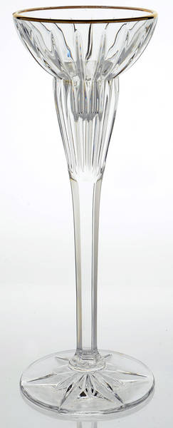 Golden Tiara 8" Single Light Candlestick