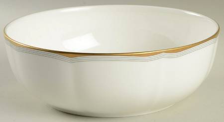 Gold Tiara 8" Round Vegetable Bowl