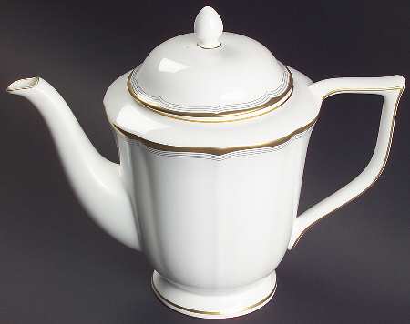 Gold Tiara Coffee Pot & Lid
