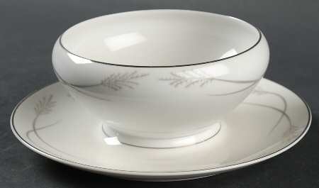 Grace Ine Gravy Boat with Attached Underplate by Mikasa