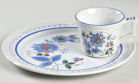 Granada Snack Plate & Cup Set