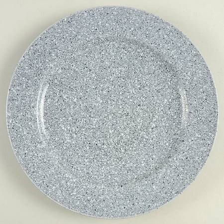 Gray Dinner Plate