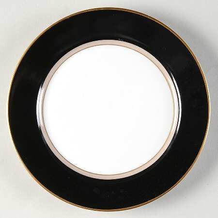 Grandeur Black Salad Plate