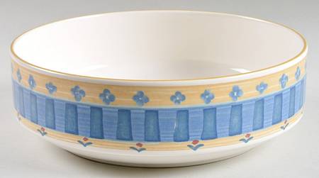 Granada Blue 8" Round Vegetable Bowl