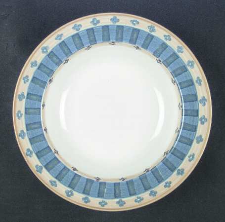Granada Blue Large Rim Soup Bowl