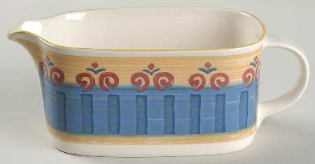 Granada Blue Gravy Boat