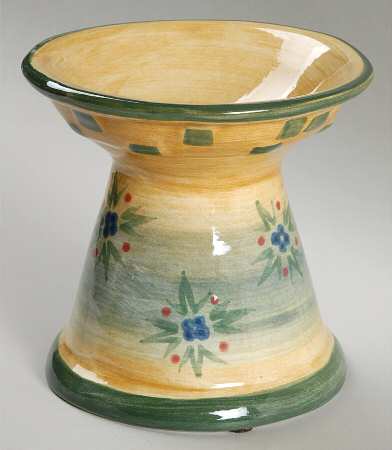 Granada Blue 5" Pillar Candleholder
