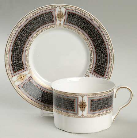 Grand Chateau Flat Cup & Saucer Set
