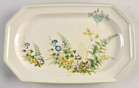 Greenery 14" Oval Serving Platter