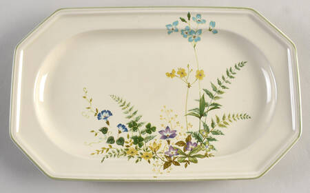 Greenery 11" Oval Serving Platter