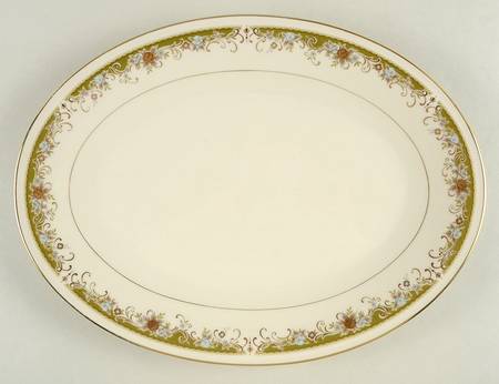 Greendale 14" Oval Serving Platter by Mikasa