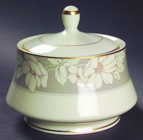 Gray Finesse Sugar Bowl & Lid