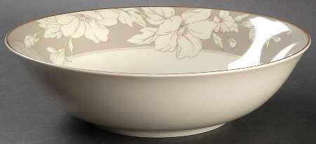Gray Finesse 9" Round Vegetable Bowl