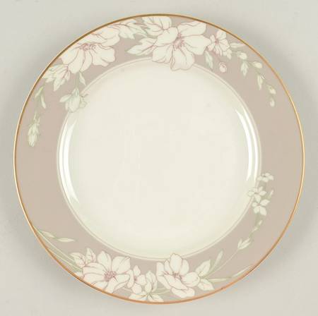 Gray Finesse Salad Plate