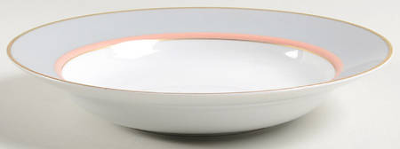 Grandeur Gray Rim Soup Bowl