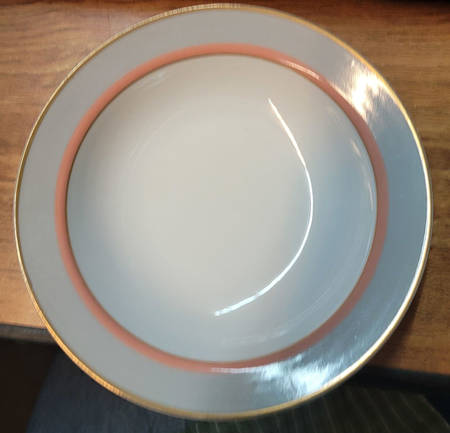 Grandeur Gray Rim Fruit/Dessert (Sauce) Bowl