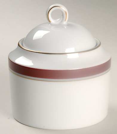 Grandeur Red Sugar Bowl & Lid