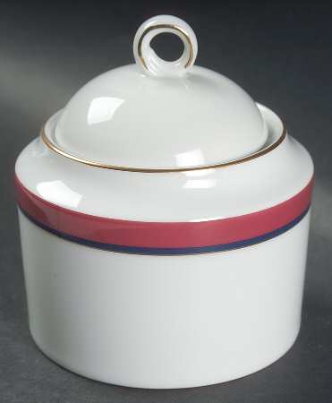 Grandeur Raspberry Sugar Bowl & Lid