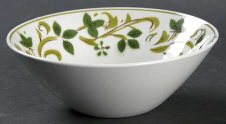 Green Swirl Fruit/Dessert (Sauce) Bowl