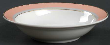 Grandeur Salmon Rim Fruit/Dessert (Sauce) Bowl