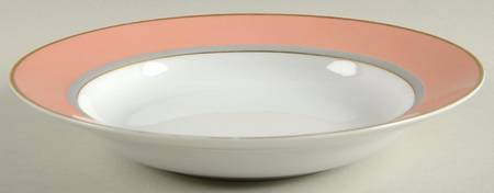 Grandeur Salmon Rim Soup Bowl by Mikasa