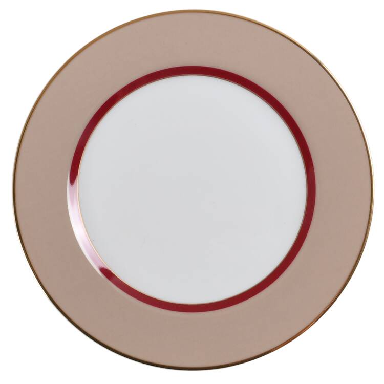 Grandeur Taupe Salad Plate