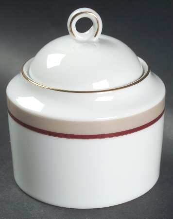 Grandeur Taupe Sugar Bowl & Lid