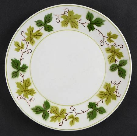 Green Wood Greenfield Salad Plate