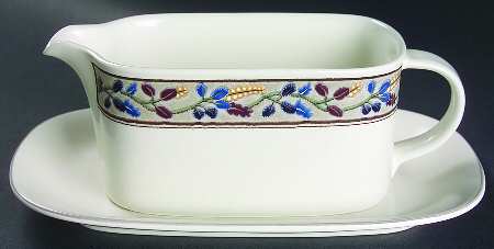 Hacienda Gravy Boat & Underplate (Relish/Butter)