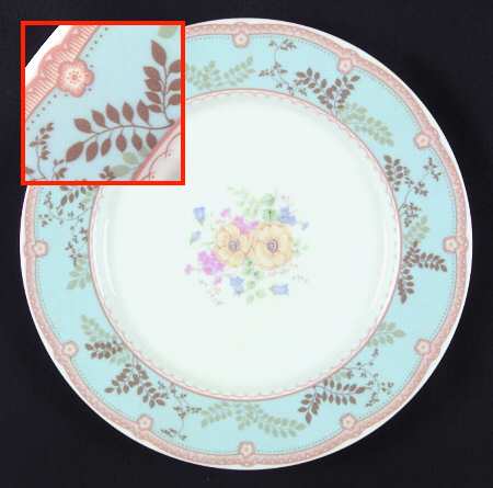Hampton Court Blue Luncheon Plate