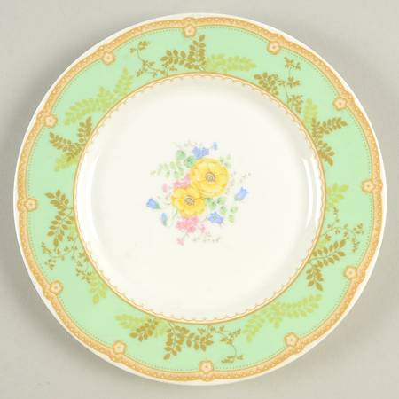Hampton Court Green Bread & Butter Plate
