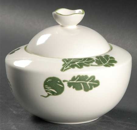 Harvest Collage Sugar Bowl & Lid