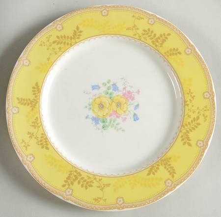 Hampton Court Yellow Luncheon Plate
