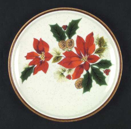 Happy Holidays Salad Plate