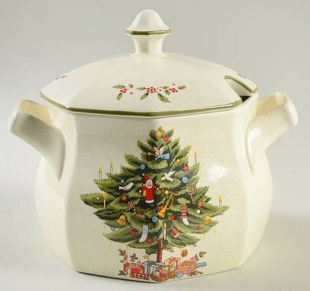 Happy Holidays Tureen &  Lid