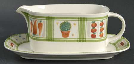 Harvest Lane Gravy Boat & Underplate (Relish/Butter)