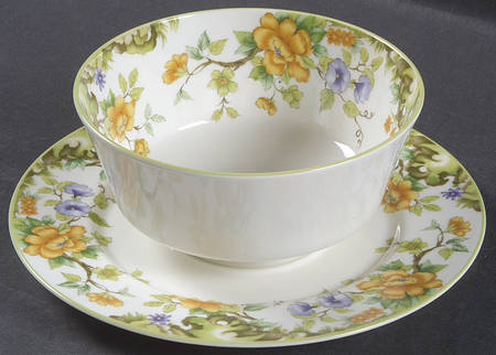 Hampshire Round Gravy Boat/Attached Underplate