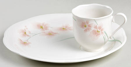 Hawaiian Melody Snack Plate & Cup Set