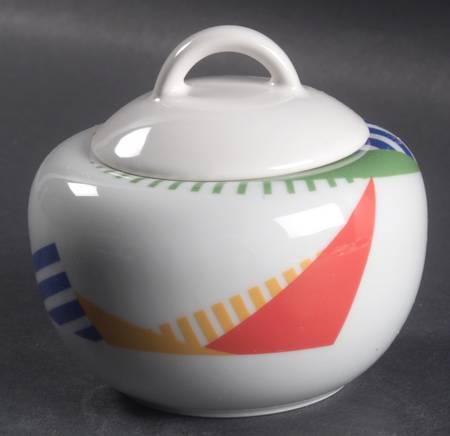 Harlequin Primary Sugar Bowl & Lid