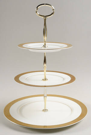 Harrow 13 7/8"-14 1/4" 3-Tiered Serving Tray(DP,SP,BB) HC
